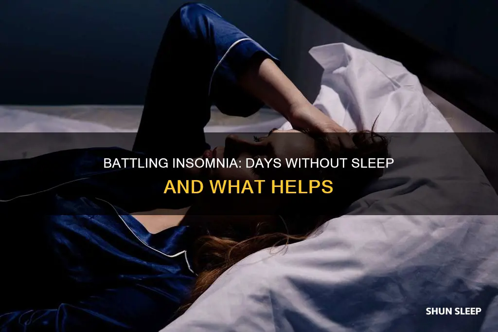 how many days without sleep insomnia