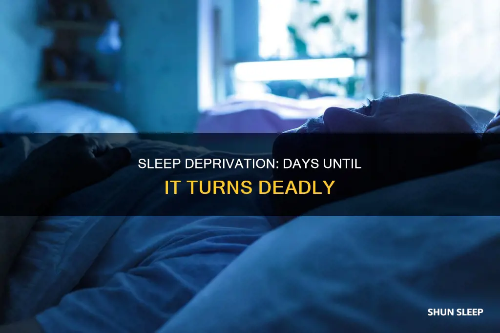 how many days without sleep is lethal