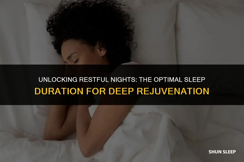 how many deep hours sleep do you need