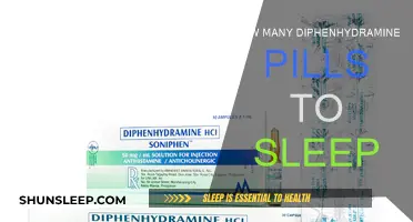 Diphenhydramine for Sleep: How Many Pills?