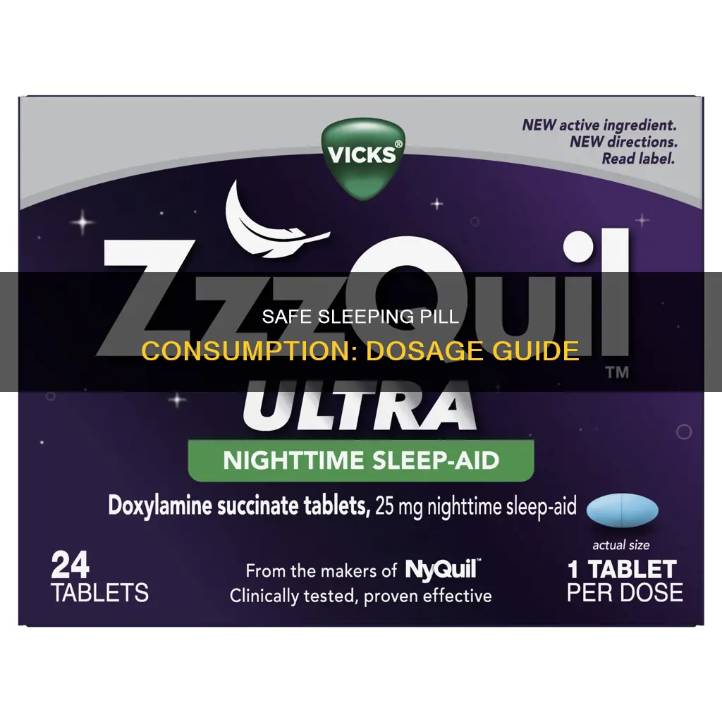 how many dose of sleeping pills is safe