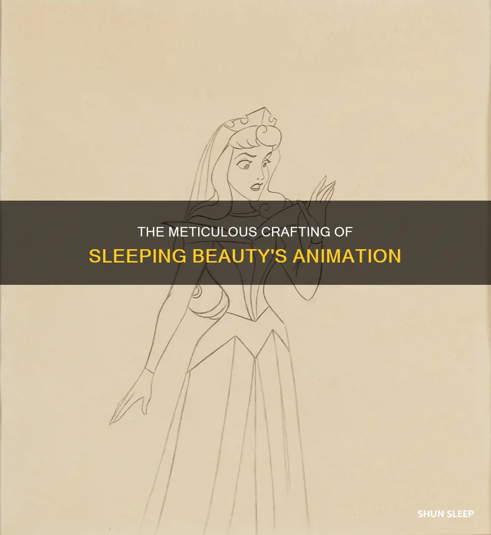 how many frames were used in sleeping beauty