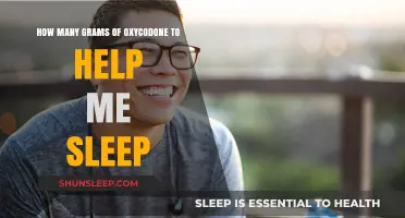 Oxycodone Dosage for Sleep: Safe Limits and Risks Explained
