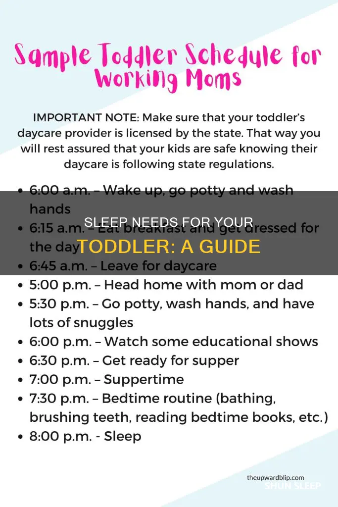 how many hhours sleep dpes my 2 year old need