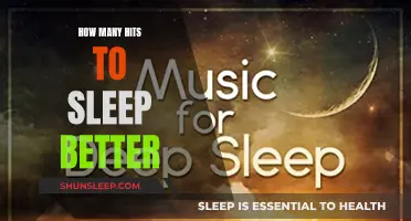 Exploring the Magic Number of Hits for Better Sleep