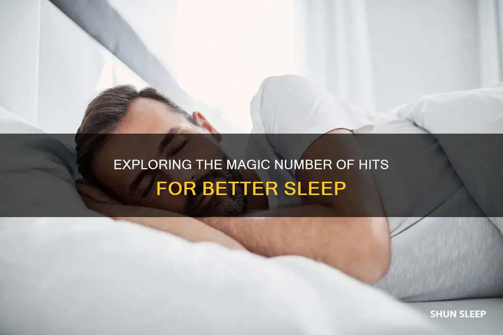 how many hits to sleep better