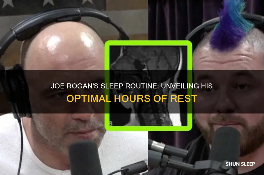 how many horuse of sleep does joe rogan get