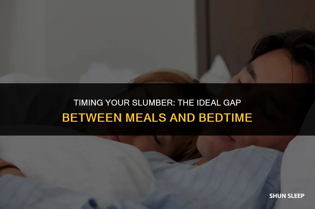 how many hour after eating can i sleep