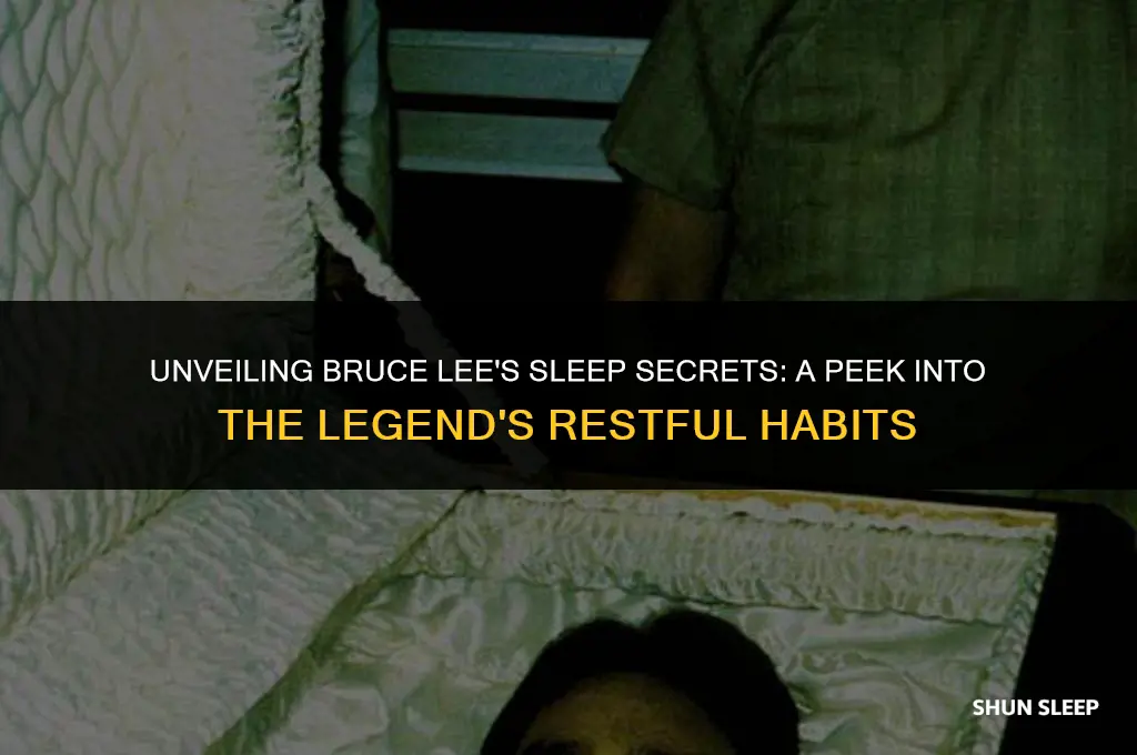 how many hour bruce lee sleep