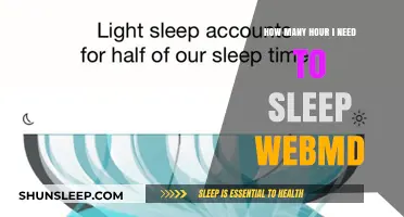 Unlocking Optimal Health: WebMD's Guide to Essential Sleep Duration