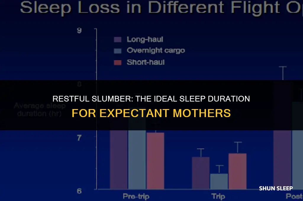 how many hour should a pregnant woman sleep