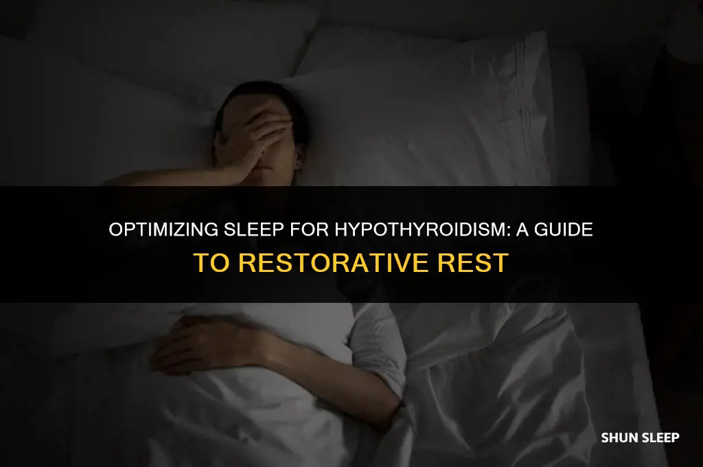 how many hour should i sleep hypothyroidism