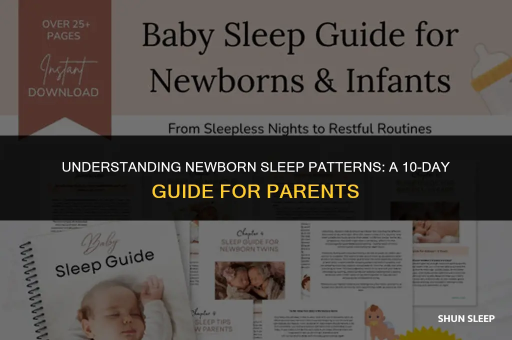 how many hours 10 days baby sleep