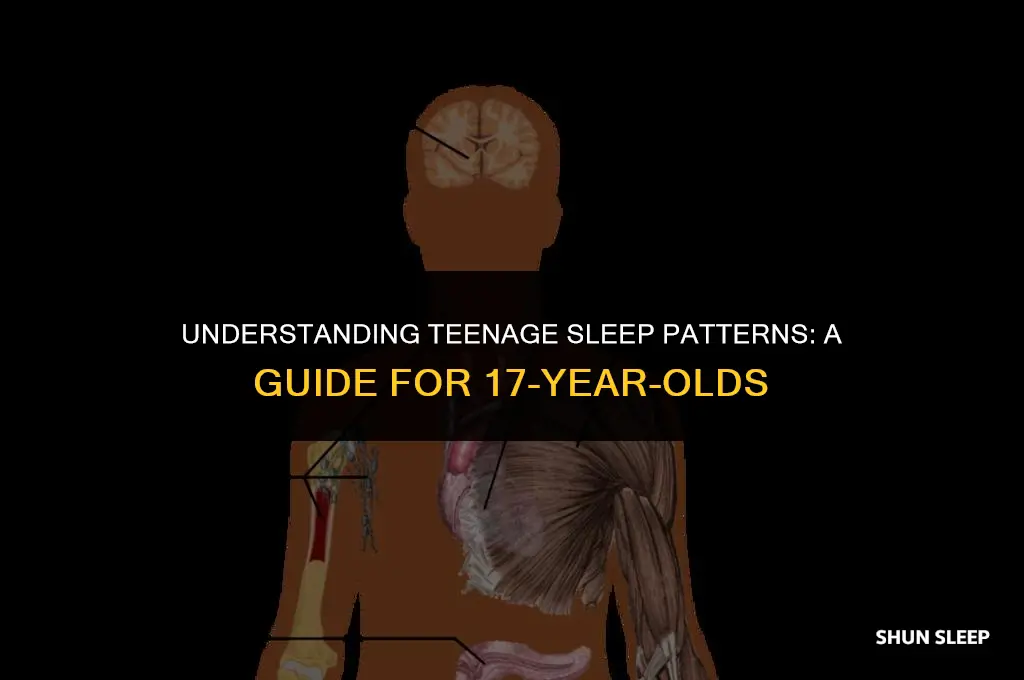 how many hours 17 year old sleep