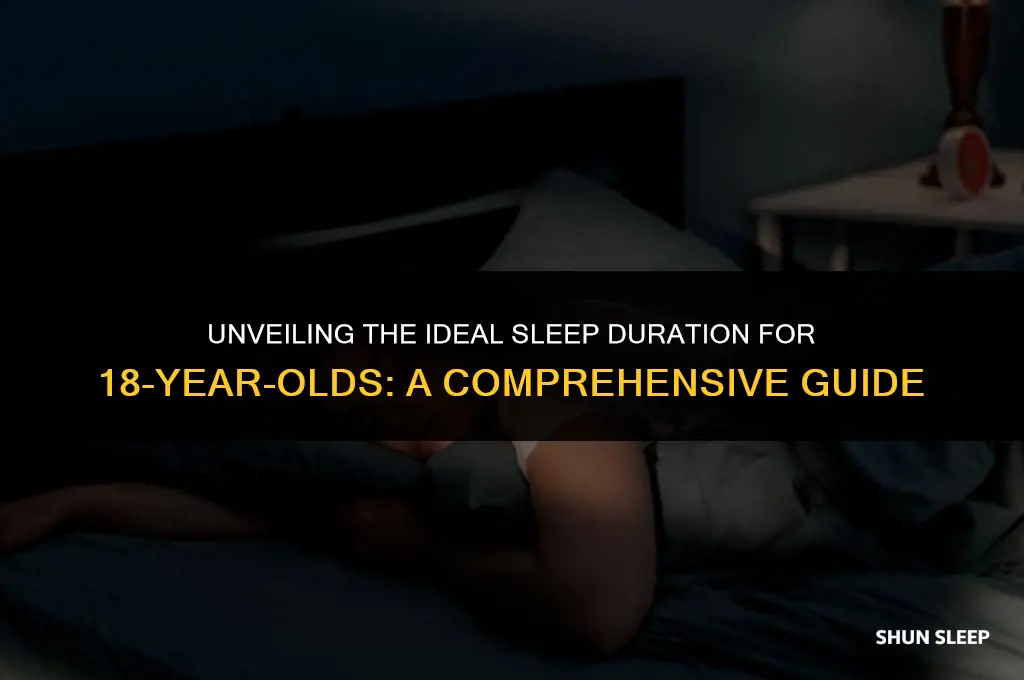 how many hours 18 year old sleep