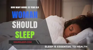 Optimal Sleep Duration for a 32-Year-Old Woman: A Comprehensive Guide