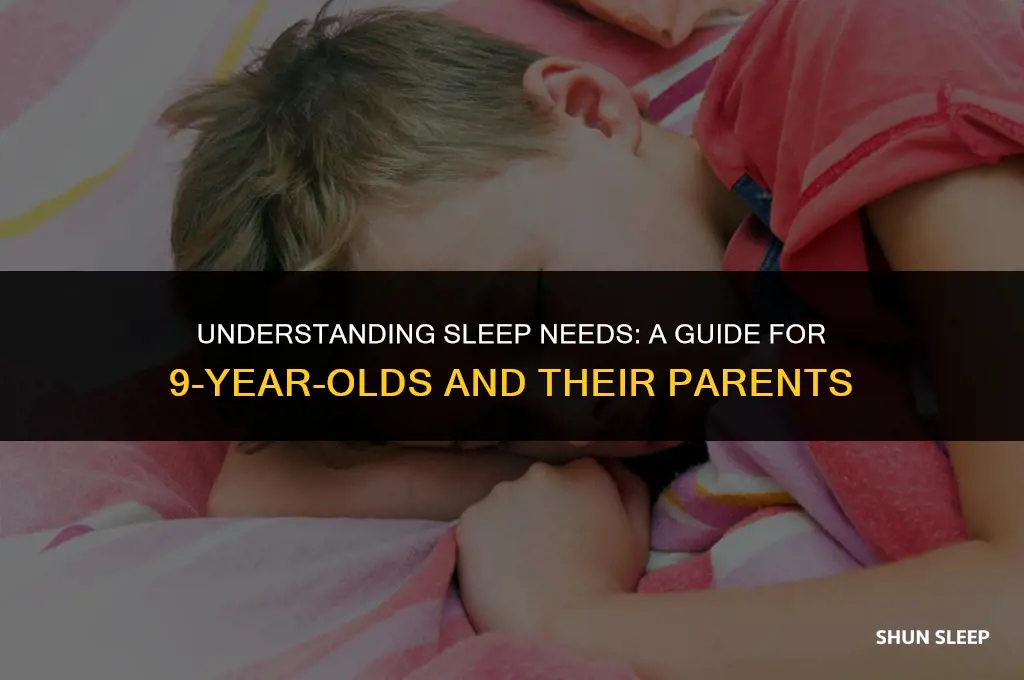 how many hours 9 year old sleep