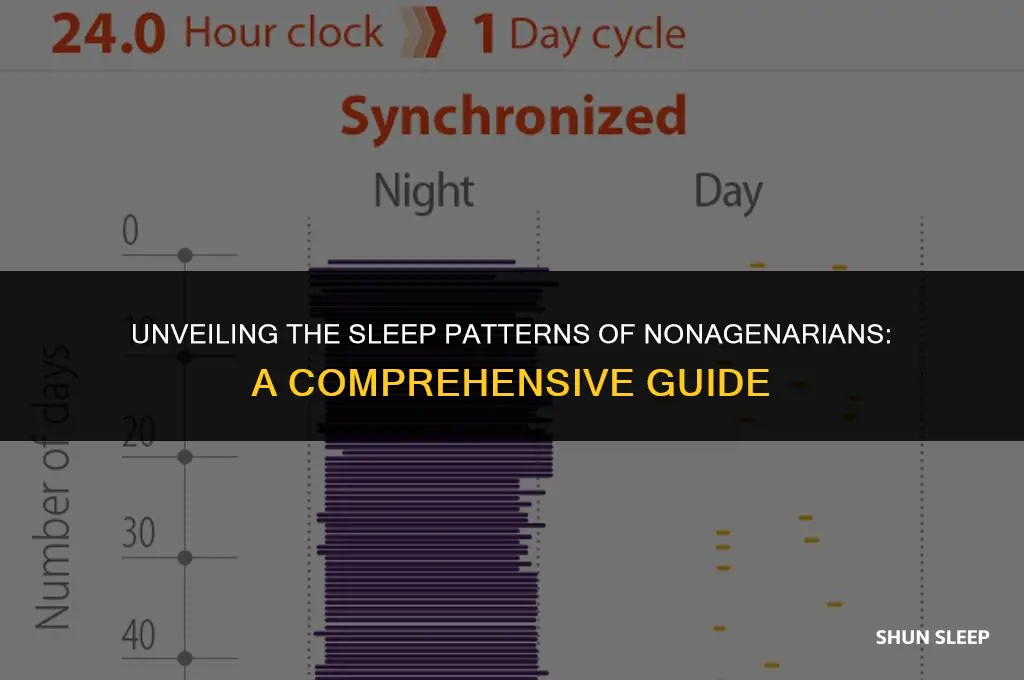 how many hours a day do 90 year olds sleep