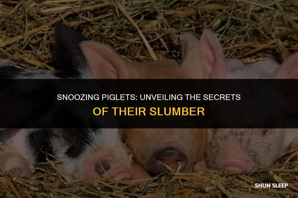 how many hours a day do baby pigs sleep