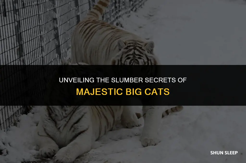 how many hours a day do big cats sleep