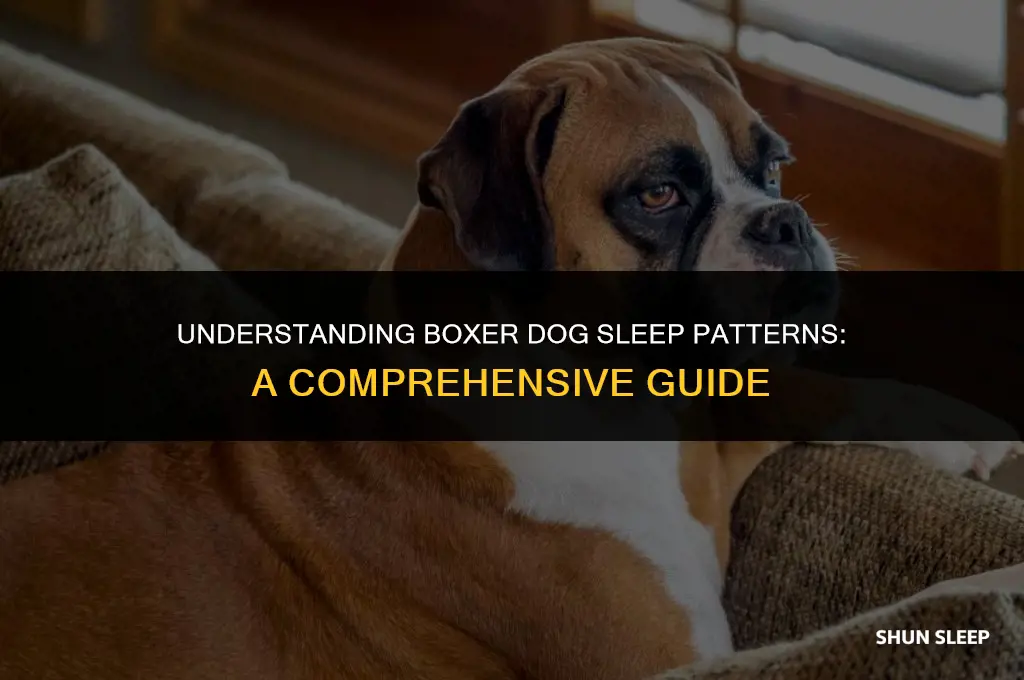 how many hours a day do boxer dogs sleep
