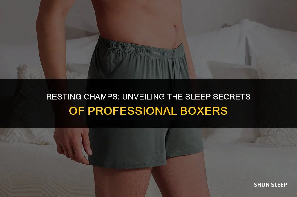 how many hours a day do boxers sleep