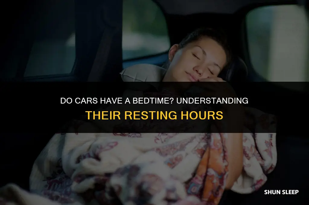 how many hours a day do cars sleep