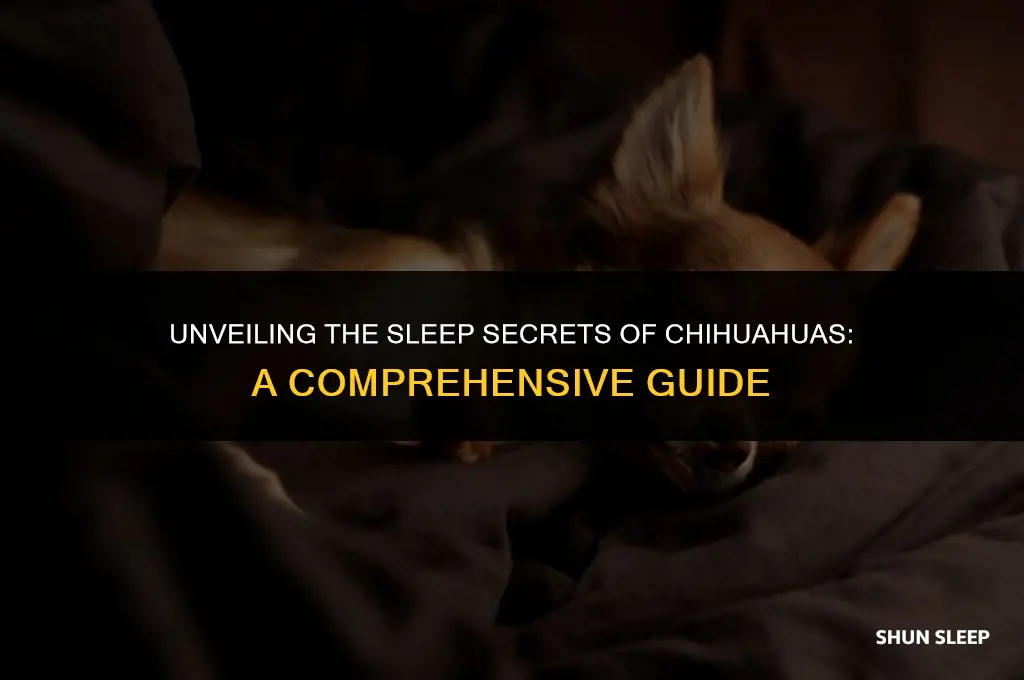 how many hours a day do chihuahuas sleep