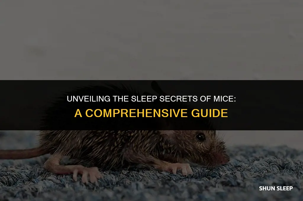 how many hours a day do mice sleep