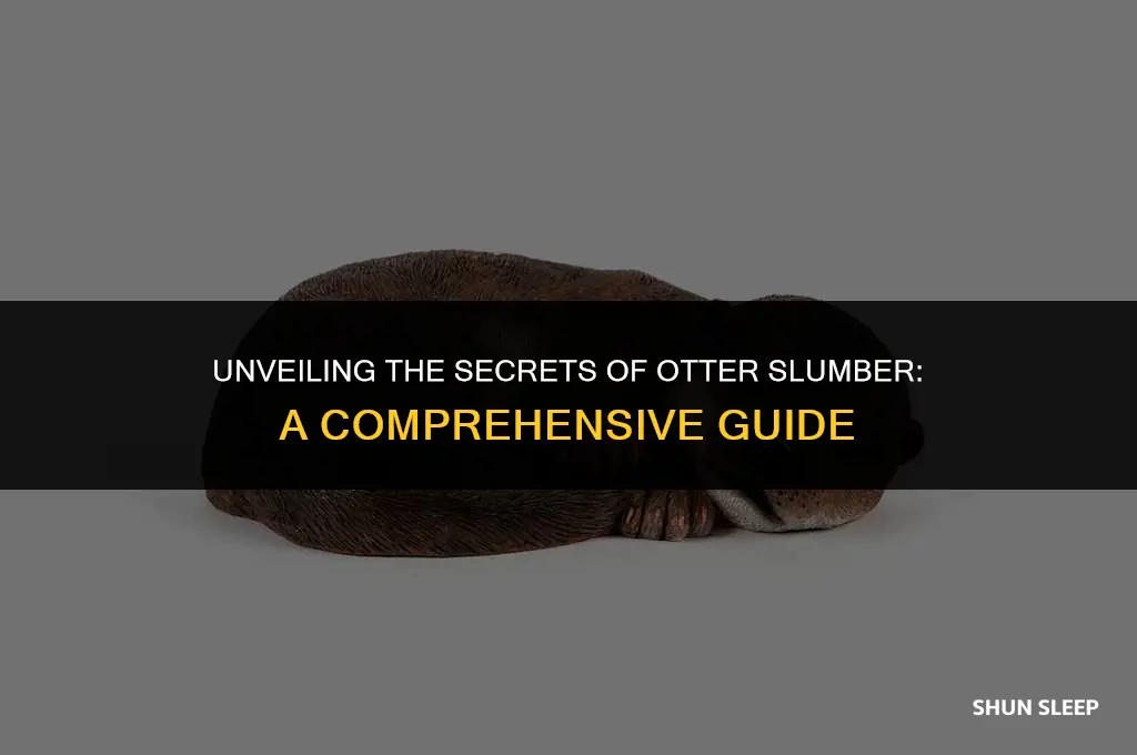 how many hours a day do otters sleep
