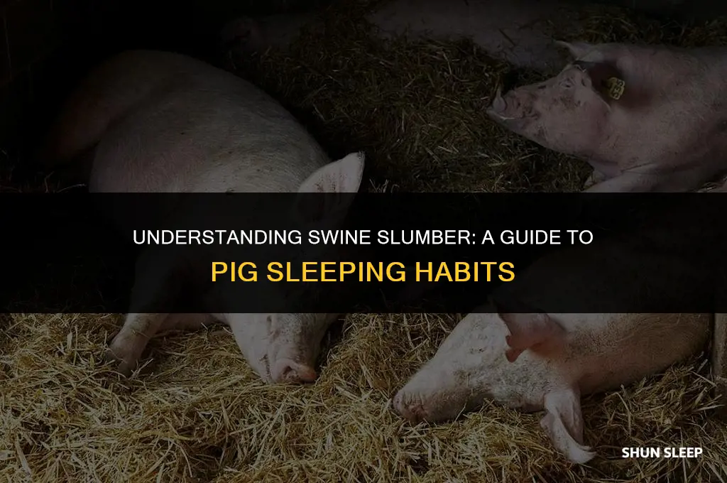how many hours a day do pigs sleep