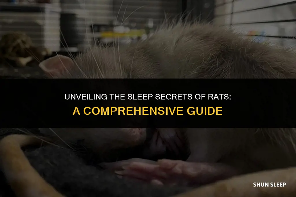 how many hours a day do rats sleep