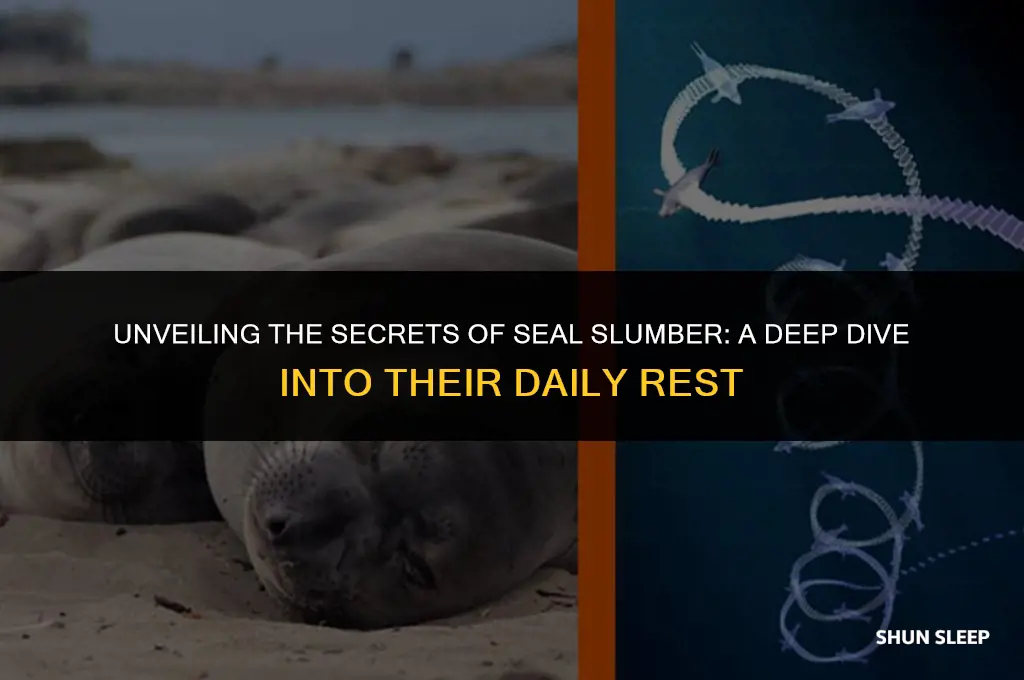 how many hours a day do seals sleep