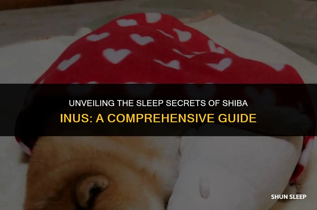 how many hours a day do shiba inus sleep