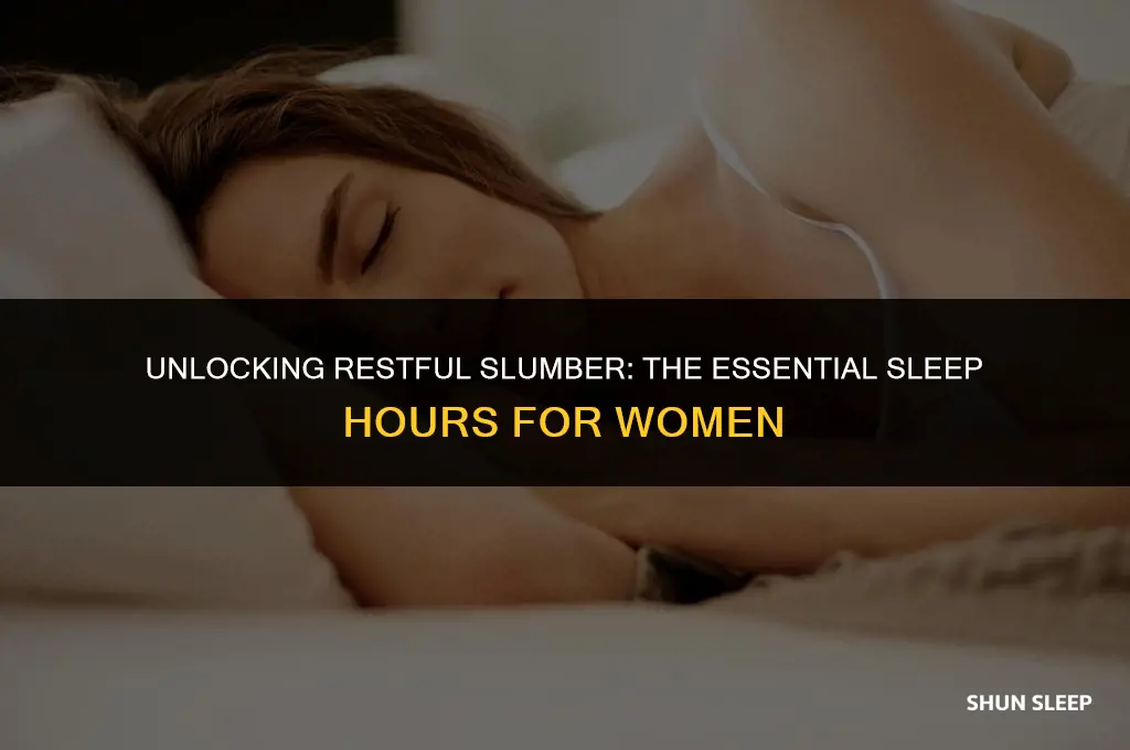 how many hours a day do women need to sleep