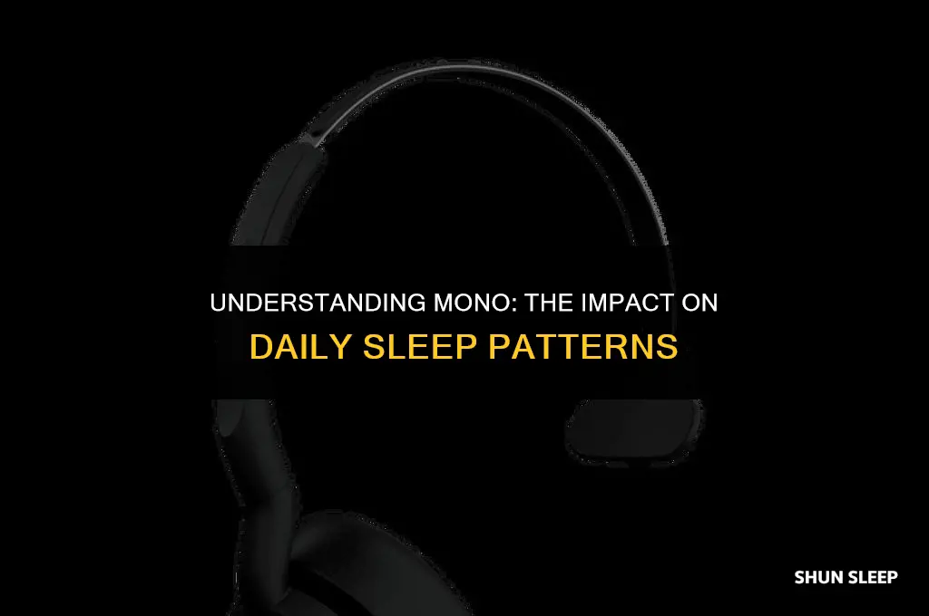 how many hours a day do you sleep with mono