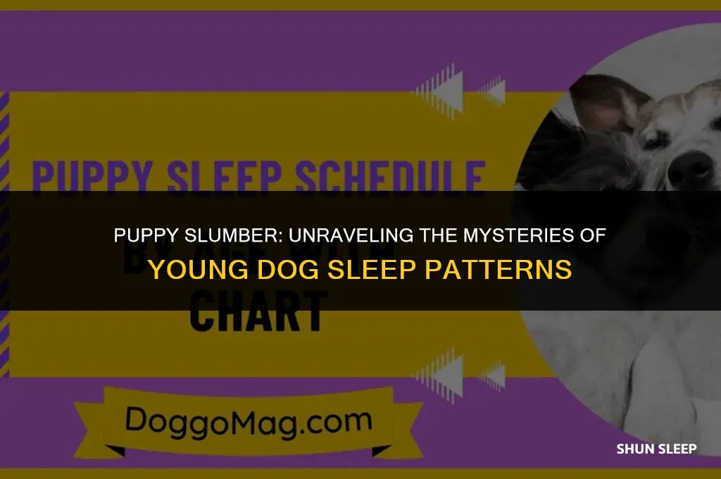 how many hours a day does a young dog sleep