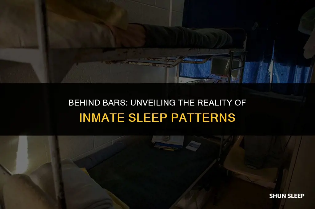 how many hours a day does an inmate sleep