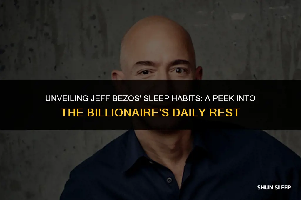 how many hours a day does jeff bezos sleep