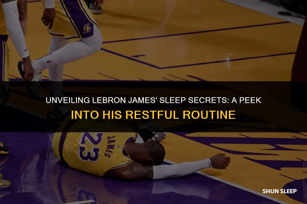 how many hours a day does lebron james sleep