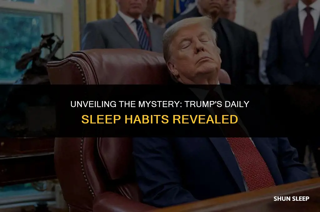 how many hours a day does trump sleep
