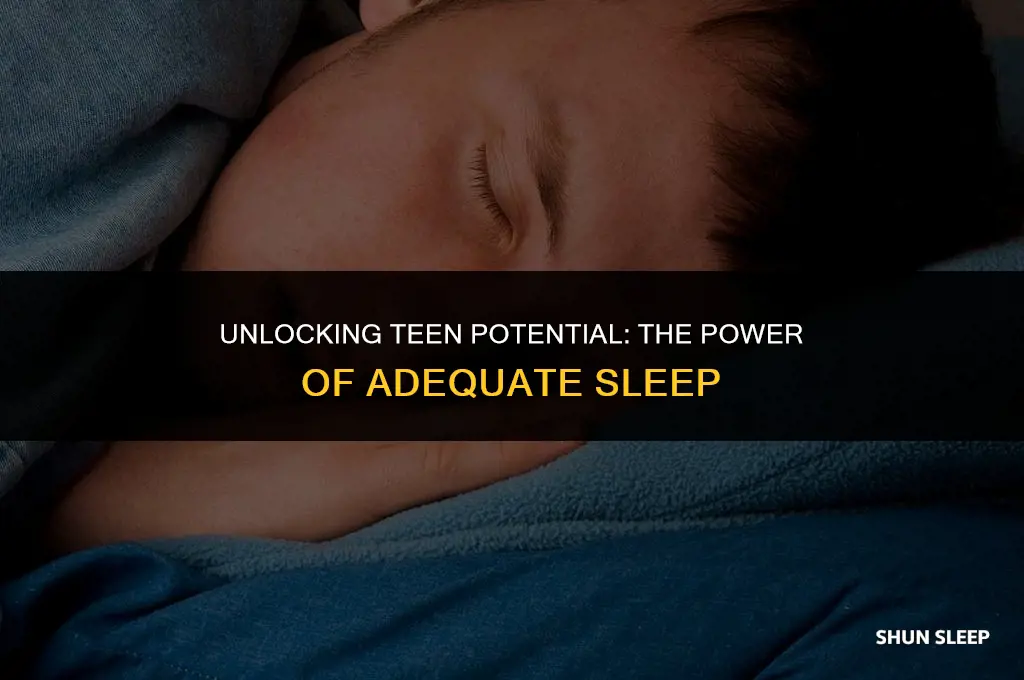 how many hours a day should a teen sleep