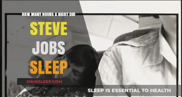 Unveiling the Sleep Habits of Steve Jobs: A Nighttime Routine
