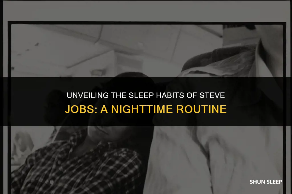how many hours a night did steve jobs sleep