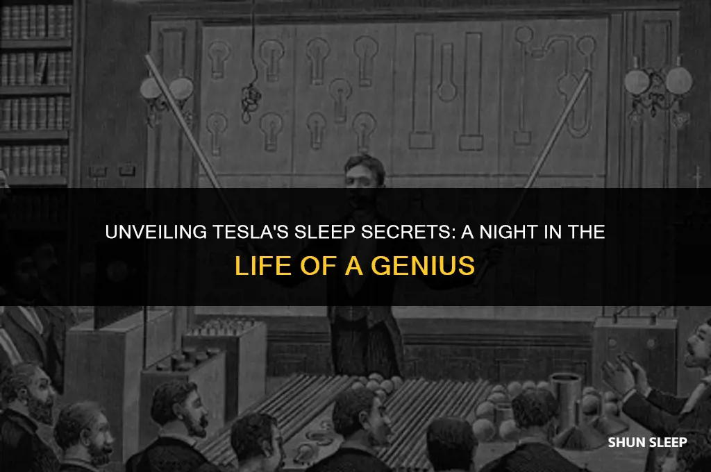 how many hours a night did tesla sleep