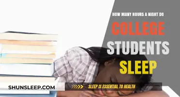 Unveiling the Sleep Patterns of College Students: A Nightly Rest Analysis