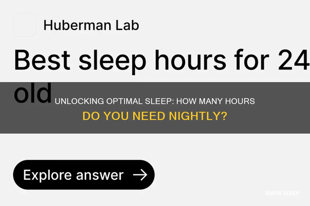 how many hours a night do you sleep