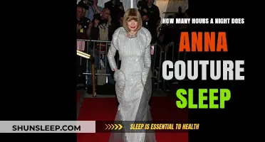 Anna Couture's Sleep Routine: Unveiling Her Nightly Rest Hours
