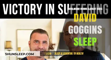 David Goggins' Sleep Routine: Unveiling His Nightly Rest Hours