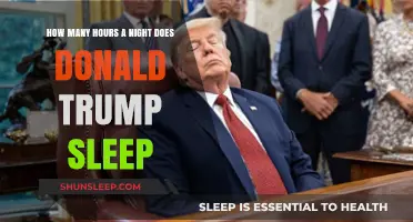 Unveiling Donald Trump's Sleep Habits: How Many Hours Does He Rest?